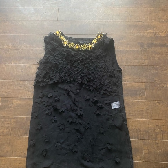 Givenchy Black Silk Textured sleeveless blouse - Picture 8 of 11